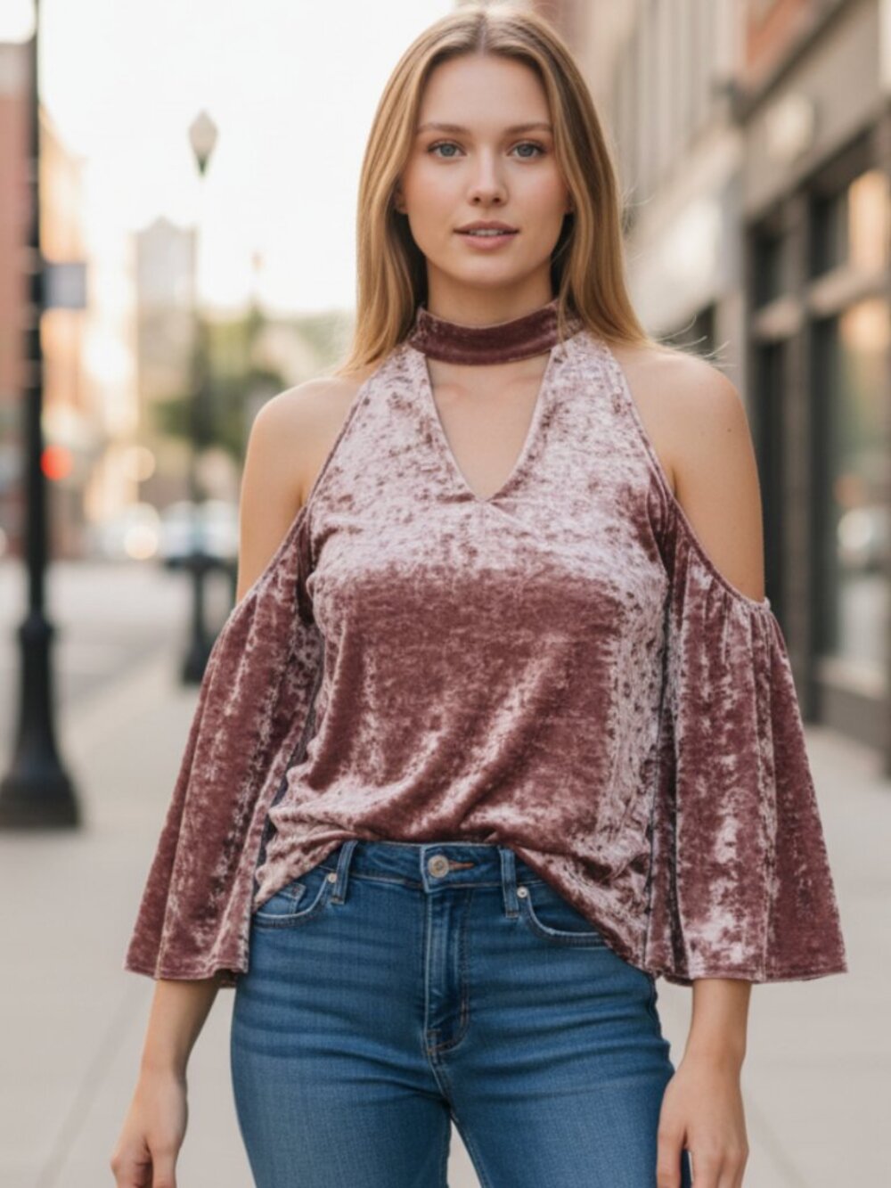 NWOT American Eagle Outfitters Crushed Velvet Top